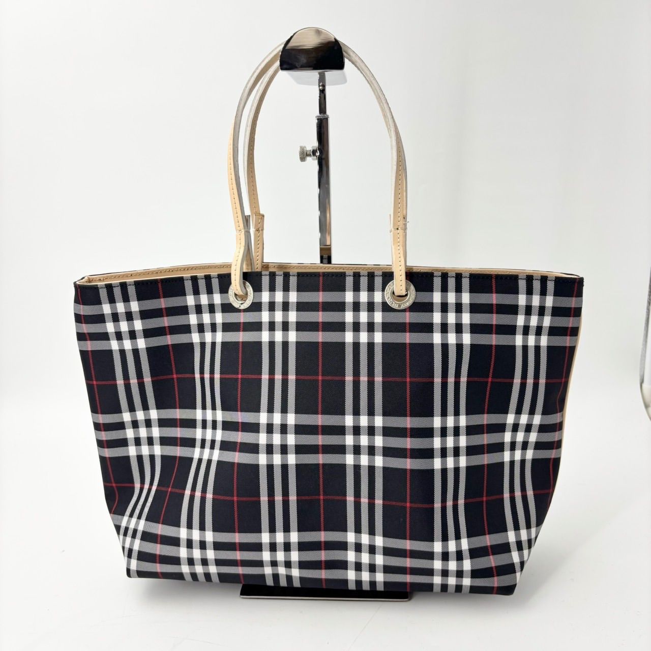 BURBERRY LONDON ノバチェック柄トートバッグ 1544 - メルカリ