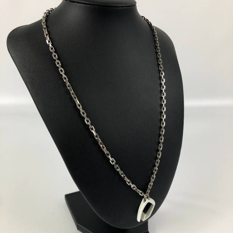 美品 GIVENCHY ジバンシー ジバンシィ Gロゴ シルバー系ペンダント 