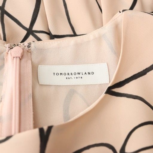 トゥモローランド TOMORROWLAND ワンピース ロング ノースリーブ 総柄