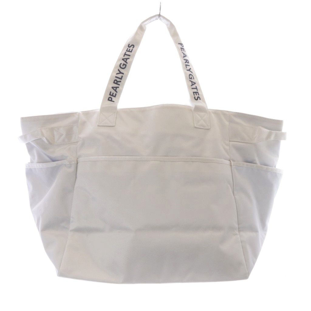PEARLY GATES ホワイトトートバッグ PEARLY GATES ホワイトトートバッグ