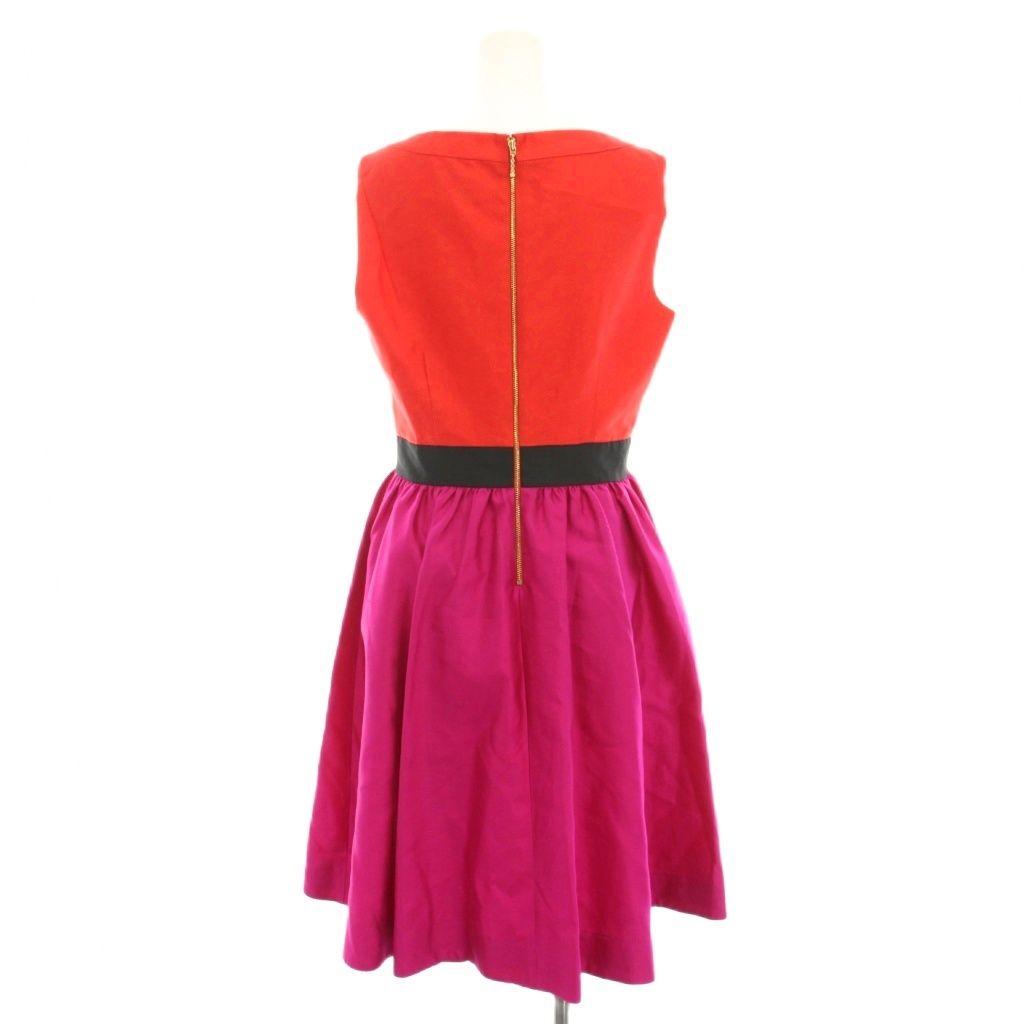 ケイトスペード KATE SPADE ワンピース ひざ丈 Vネック ノースリーブ