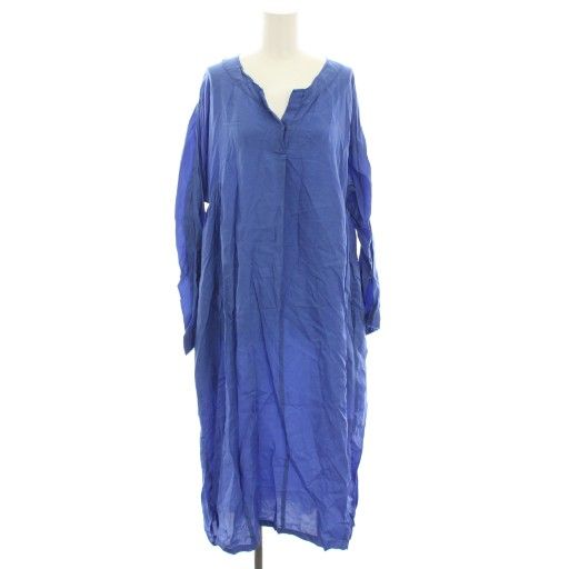 HOUSE OF LOTUS　麻　ブルーロングワンピース　M HOUSE OF LOTUS 麻 ブルーロングワンピース M HOUSE OF LOTUS ロング