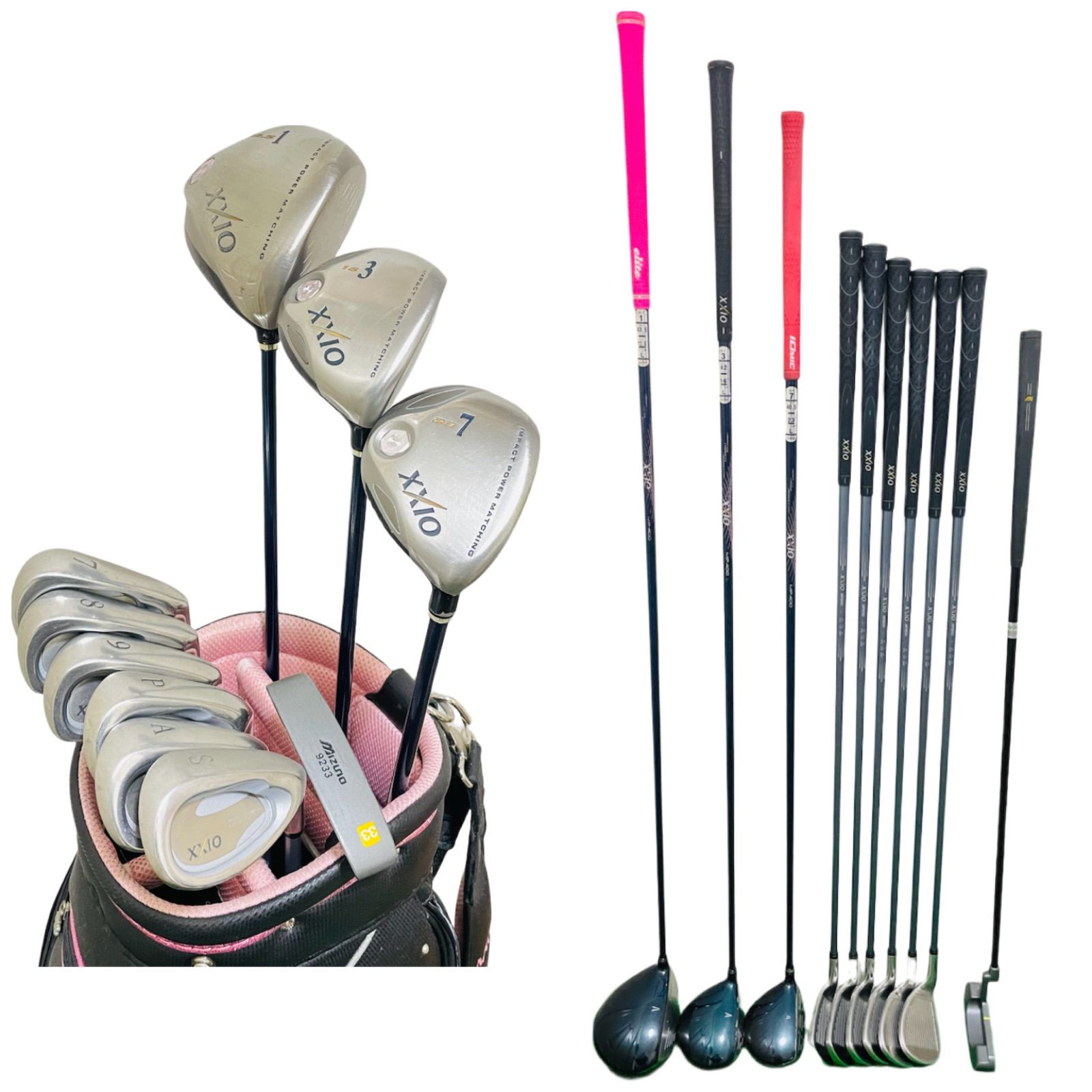 9464 XXIO ゼクシオ レディース 女性用 右利き ゴルフクラブ10本セット