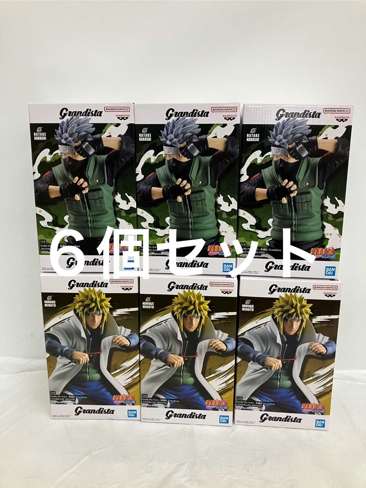 未開封 NARUTO ナルト疾風伝 Grandista フィギュア 2種6個セット 