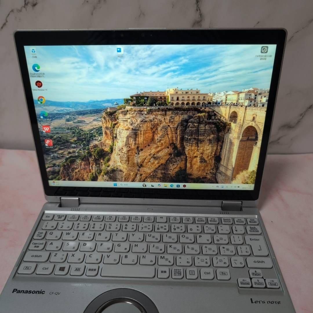 パナソニック ノートPC CF-QV9 Win11 10世代 2in1 タッチ Office付き