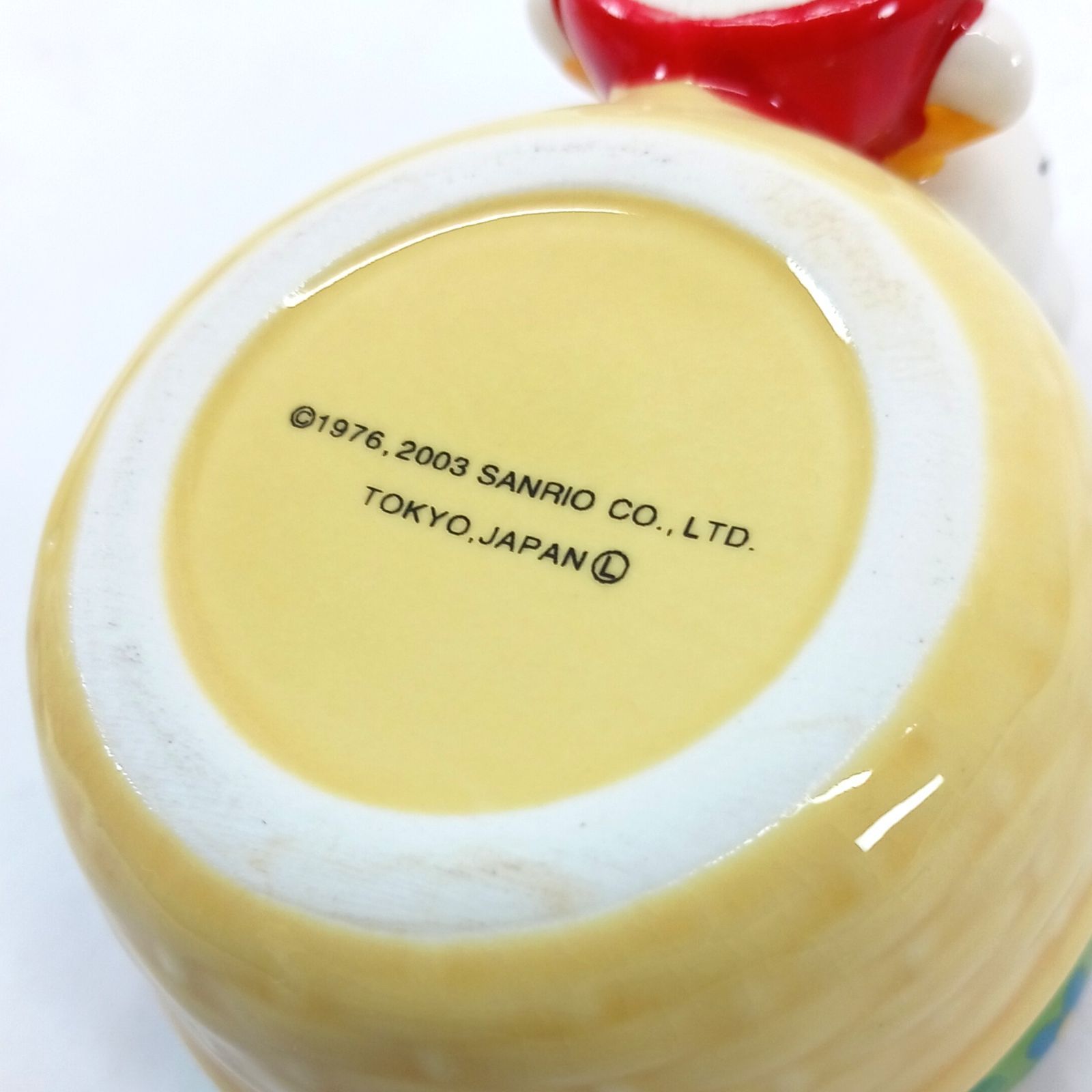 ハローキティ キティちゃん ビンテージ 可愛い 小物入れ 陶器 花かご