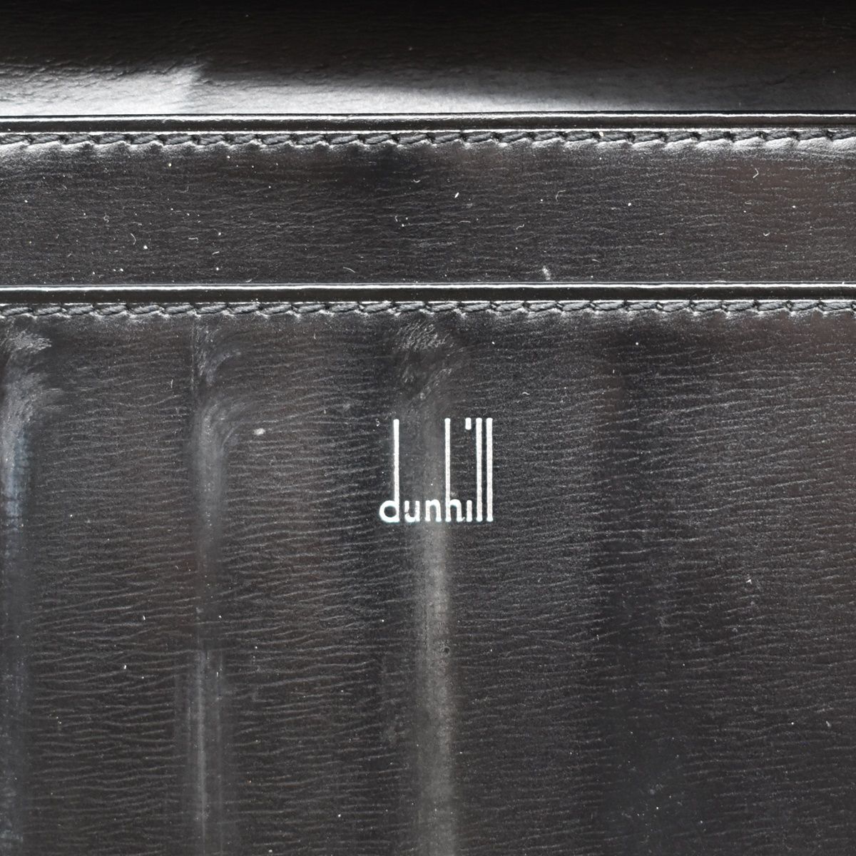 dunhill ダンヒル お札入れ 長財布 ブラック レザー 03BS363 - メルカリ