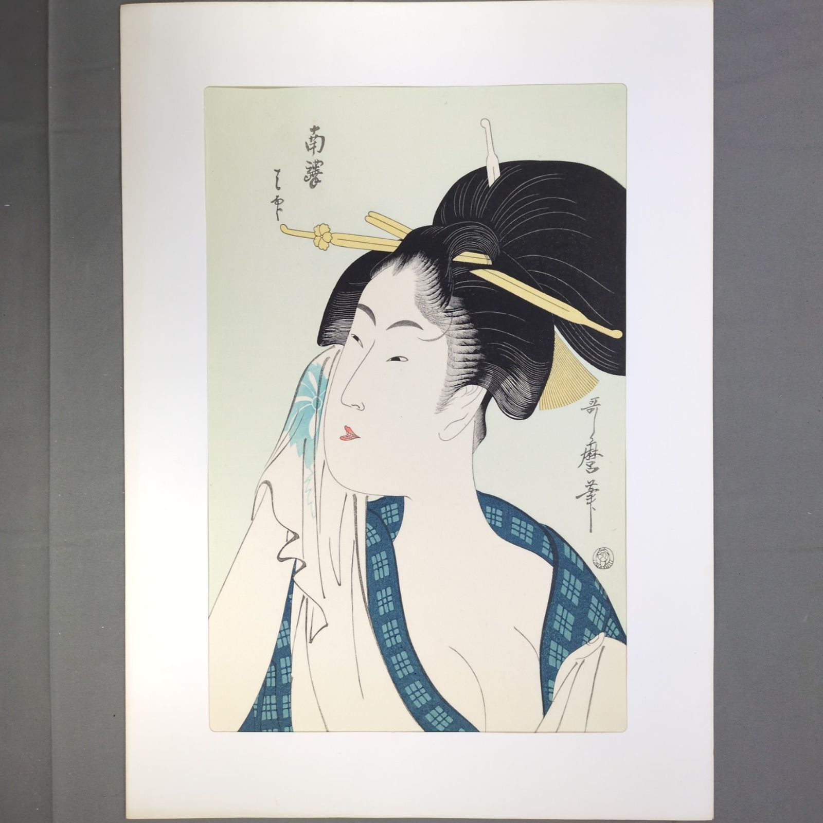 浮世絵 美人画 木版画 工芸版画 日本画 和風 A668 - メルカリ