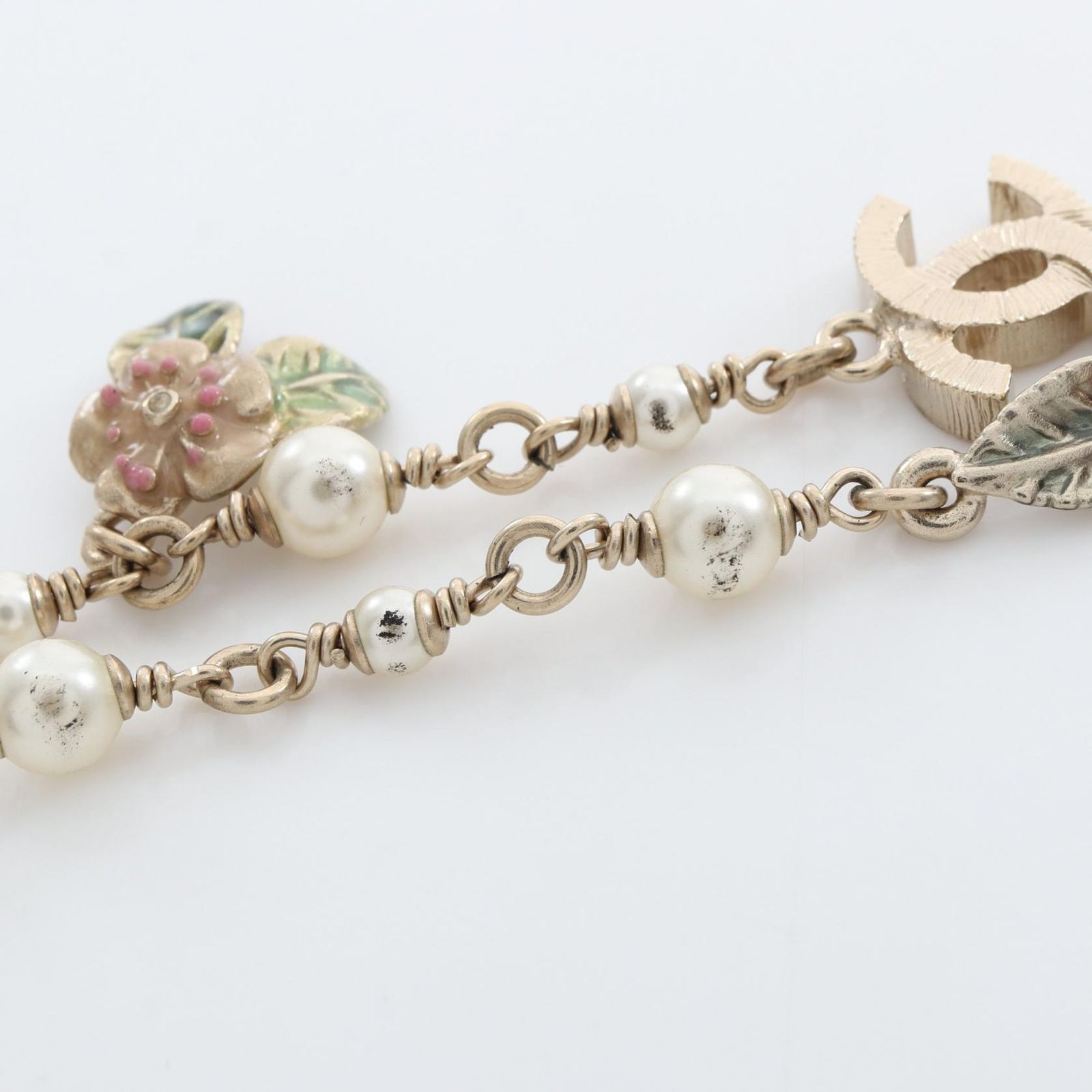 CHANEL シャネル ココマーク カメリア ロング ネックレス - メルカリ