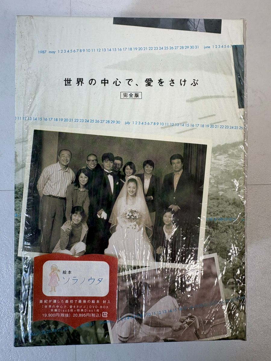 12642-094☆DVD BOX/世界の中心で、愛をさけぶ/全5巻/特典付き