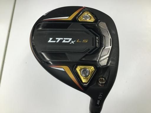 【】 コブラ KING LTDx LS 3W(ブラック) フェアウェイウッド FW 純正特注シャフト (フレックスS) メンズ 男性用 右利き 右用 Cランク ゴルフクラブ