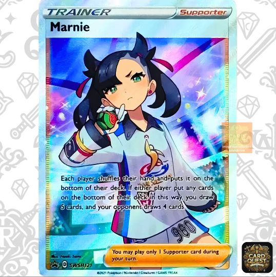 状態A】Marnie（SWSH121）マリィ SR｜ポケモンカード 英語版 プロモ