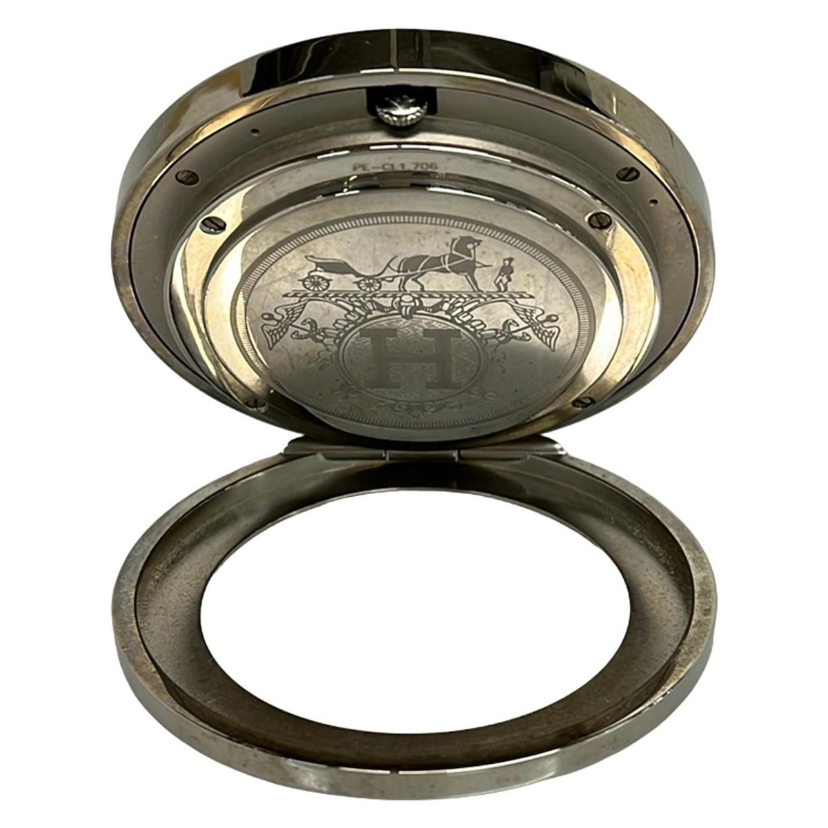 HERMES(エルメス) 小物美品 クリッパーリーベル PE-CL1.706 シルバー