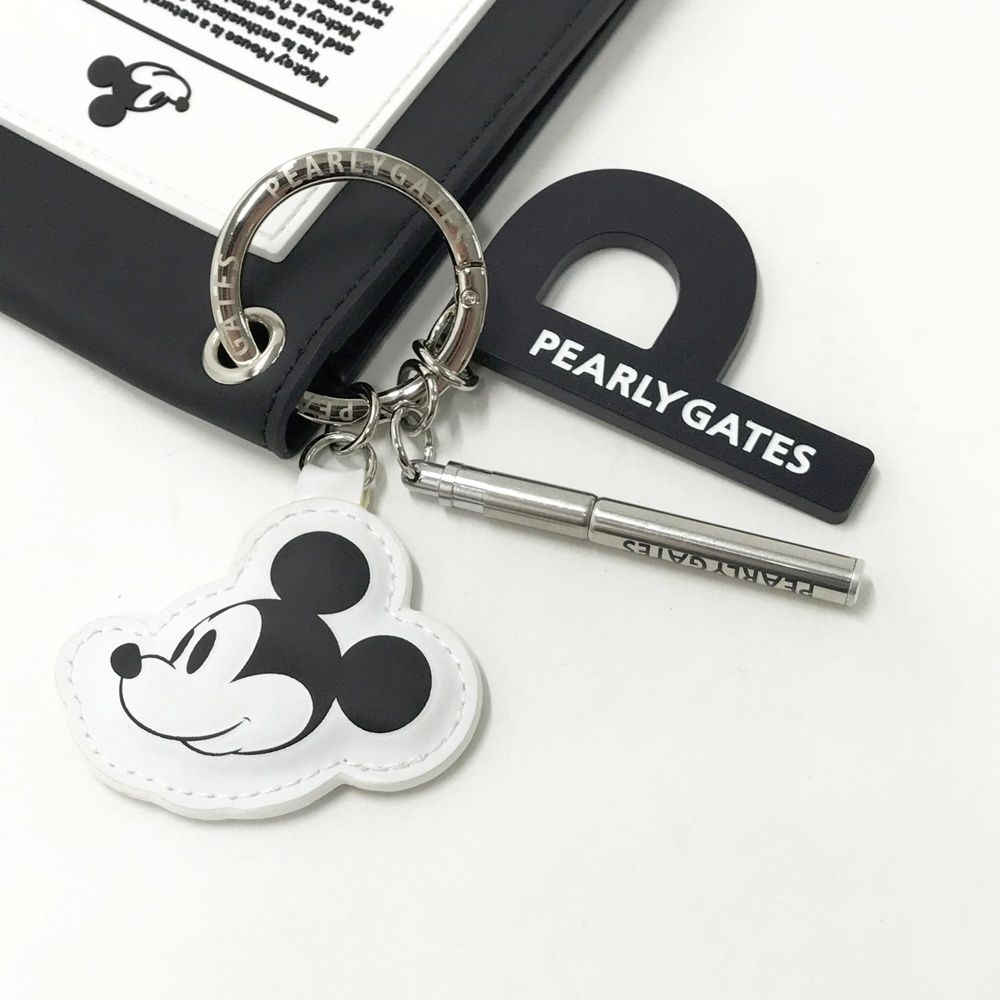 PEARLY GATES パーリーゲイツ スコアカードホルダー ミッキー ブラック