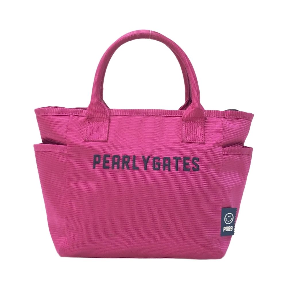 【美品】ゴルフカートバッグ　ピンク PEARLY GATES PEARLY GATES パーリーゲイツ 2024年 カートバッグ ピンク系 ランク：A