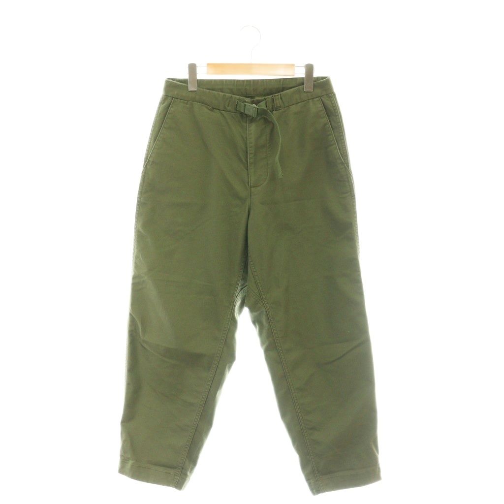 THE NORTH FACE ストレッチツイルテーパードパンツ　ブラック/カーキ THE NORTH FACE ストレッチツイルテーパードパンツ ブラック/カーキ