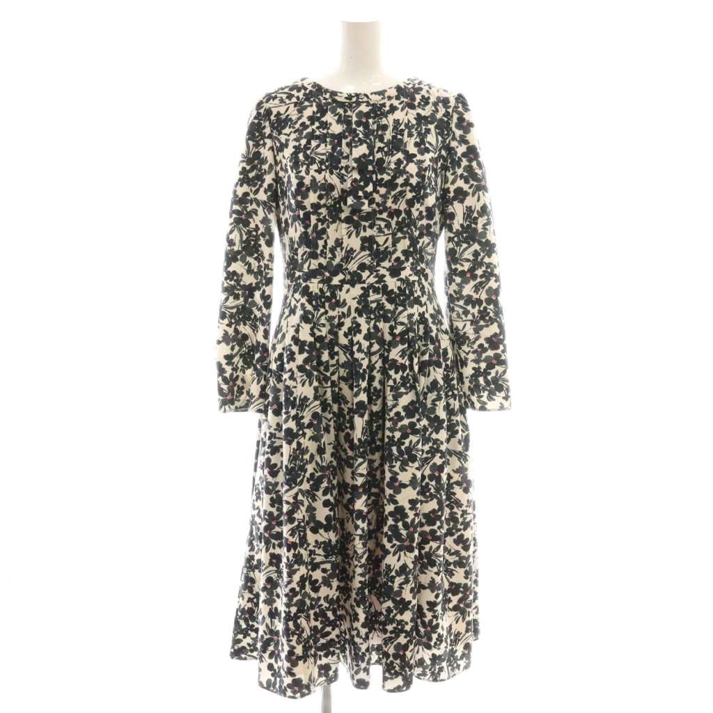 トッカ TOCCA 24AW SLEEPING FLOWERS ドレス ワンピース 0 ベージュ
