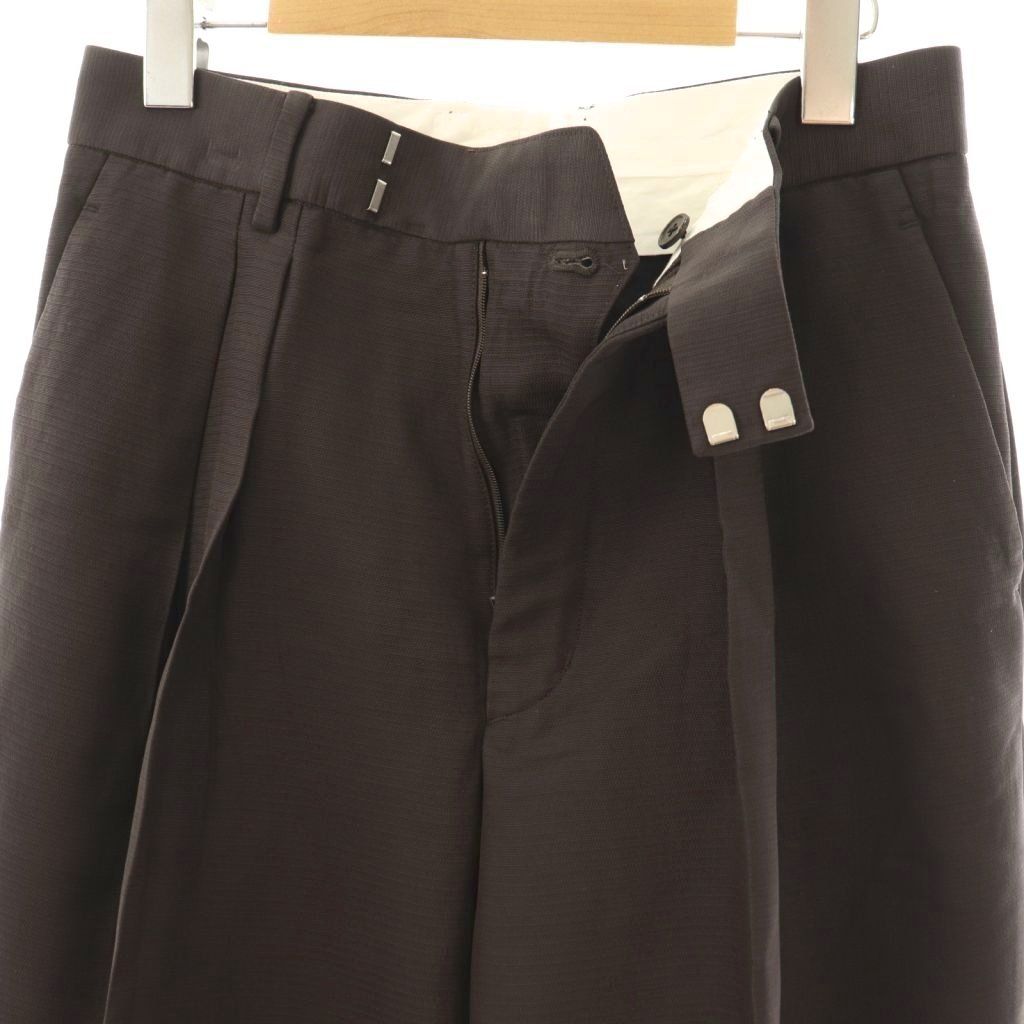 フミカ ウチダ FUMIKA_UCHIDA W/R 2-INTUCK WIDE SLACKS スラックス