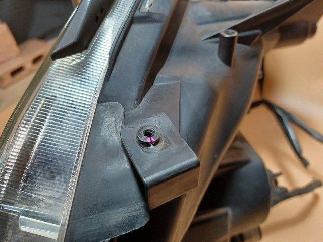 コーティング済 ヴェルファイア GGH25W 右ヘッドランプ・ヘッドライト
