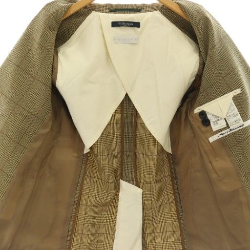 【中古】アタラクシア Ataraxia Eclat Jacket ジャケット テーラード リネン 1 ベージュ /NR ■OS レディース アタラクシア Ataraxia ステンカラー soutiencollar Opener Jacket