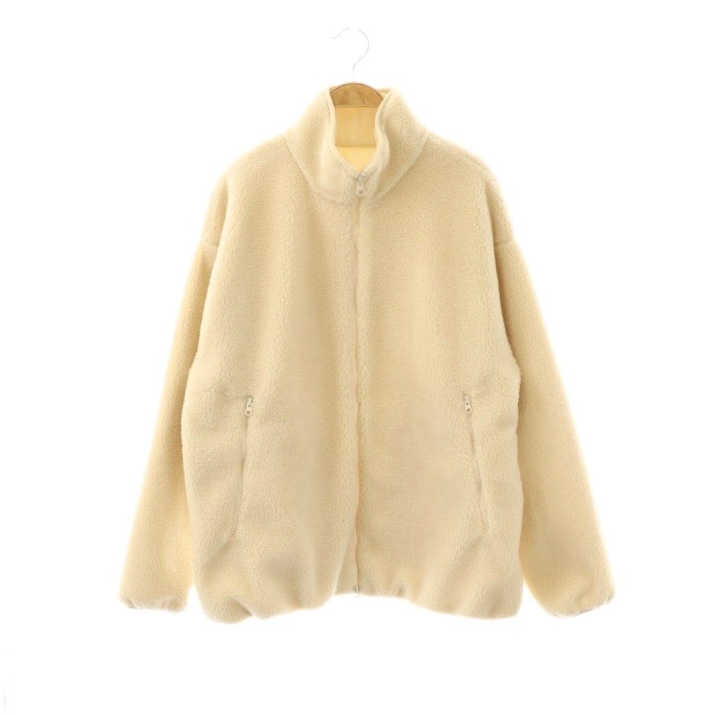 スピックアンドスパン　フリースジャケット スピック&スパン Spick&Span 24AW バックロゴボアブルゾン フリース