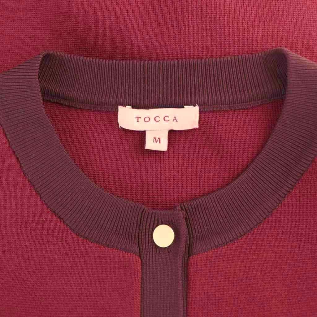 トッカ TOCCA 24AW 洗える GOOD MAGIC ニットジャケット風カーディガン