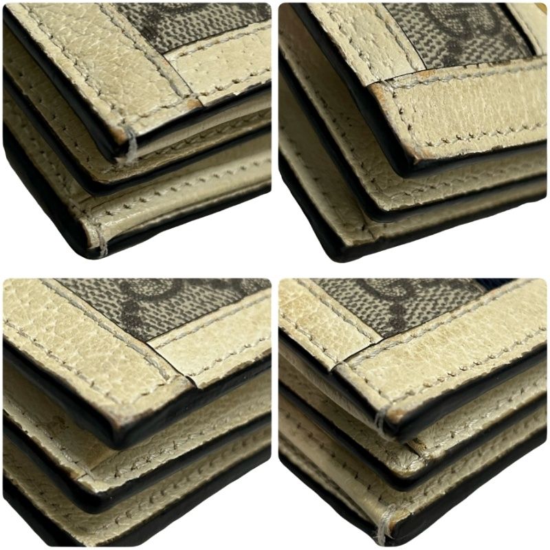 正規品❗️GUCCI グッチ　GGマーモント　シェリーライン　二つ折り財布 GUCCI グッチ コンパクトウォレット 二つ折り財布 ミニ財布 オフィ