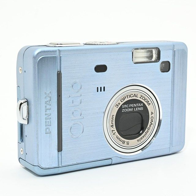 【美品】PENTAX Optio S40 コンパクト デジタルカメラ コンパクトカメラ PENTAX Optio S40 シルバー ペンタックス k2808
