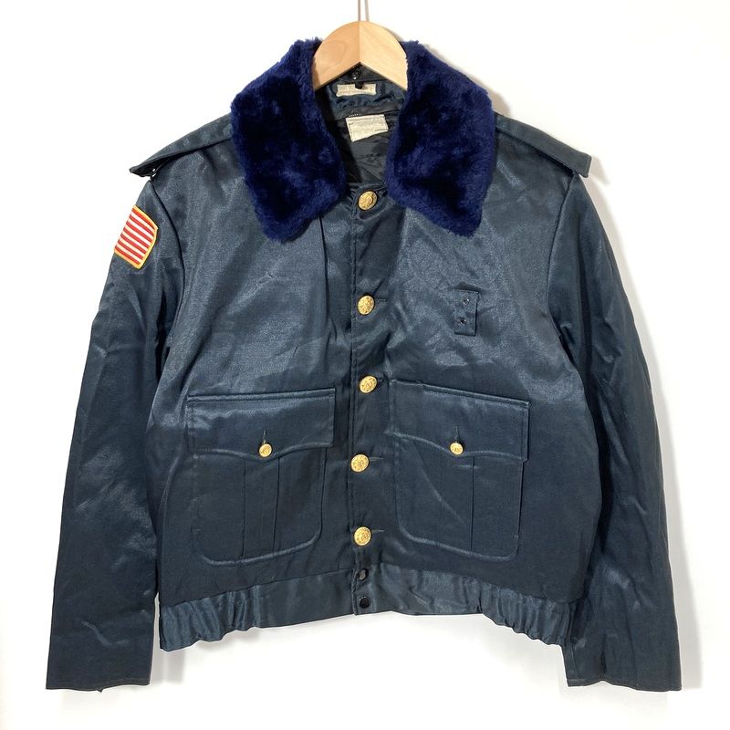 訳あり品 ポリスマンジャケット ジャンパー ブルゾン 古着 メンズ