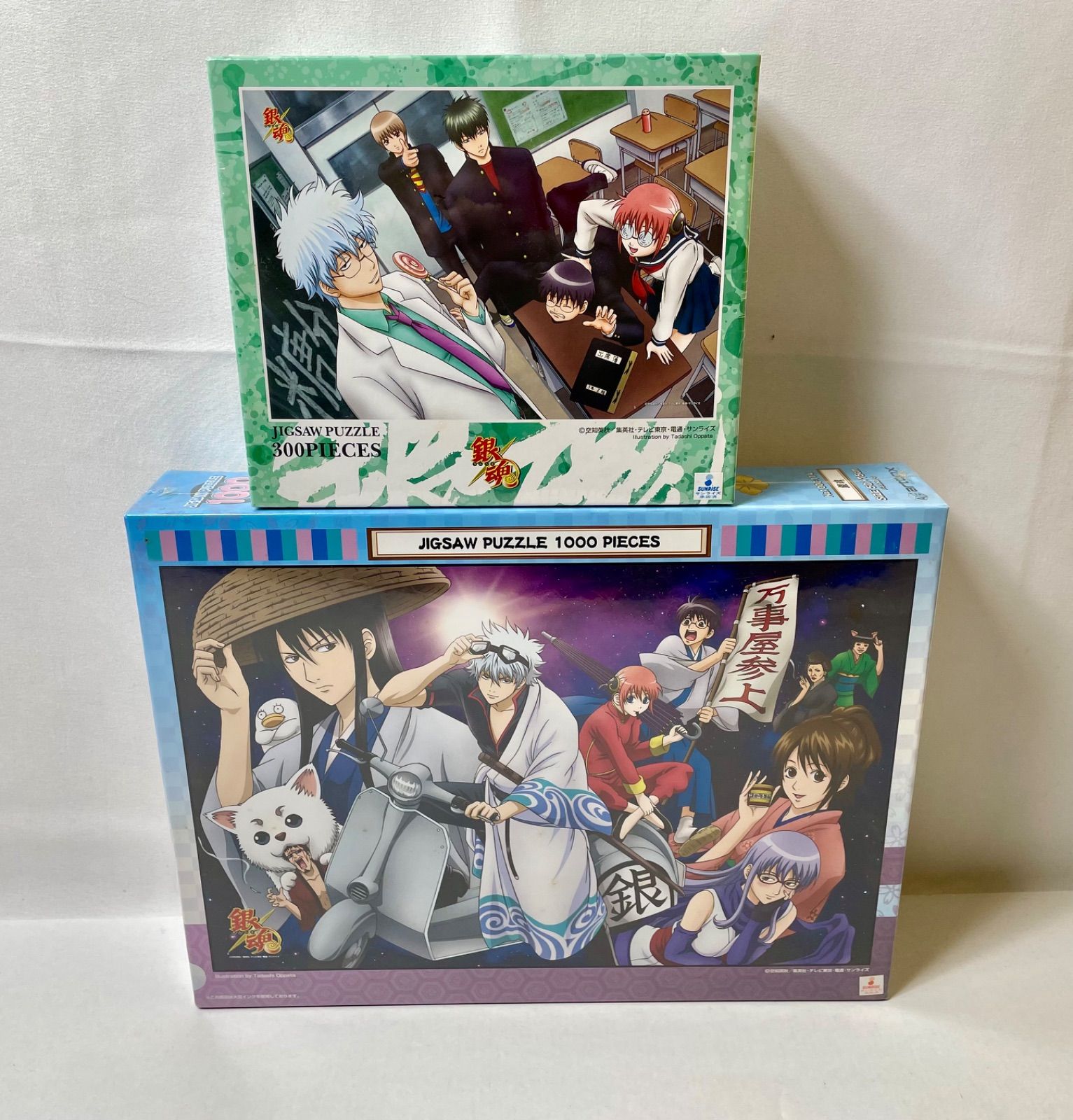 A2334・銀魂 未開封 ジグソーパズル 1000p 300p 2個セット ※箱色あせ