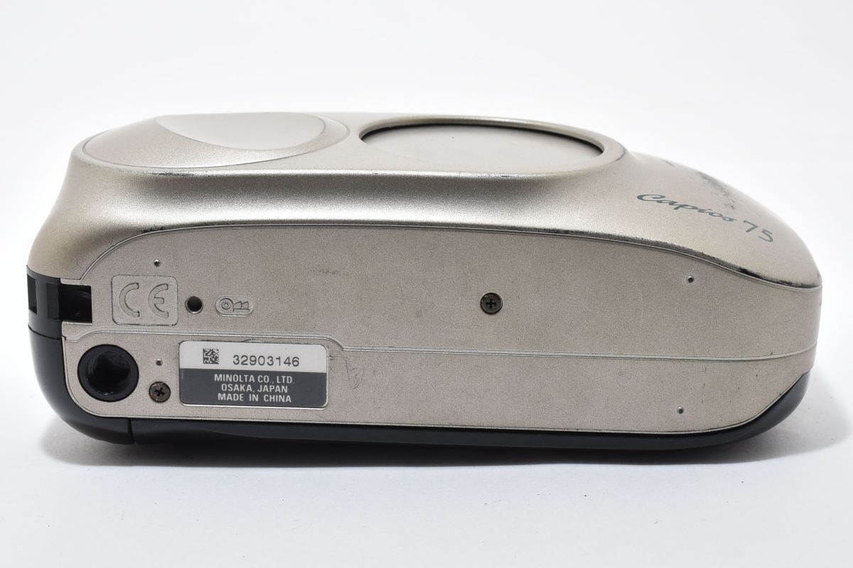 極美品 Minolta Capios75 ミノルタ コンパクト フィルム カメラ ☆実用品☆ ミノルタ MINOLTA CAPIOS 75 コンパクトフィルムカメラ