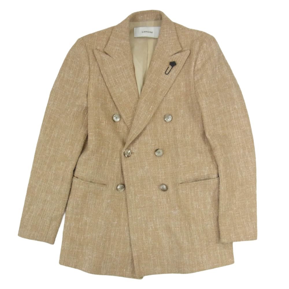 LARDINI ラルディーニ 新型ブートニエール ダブルブレスト ピークド