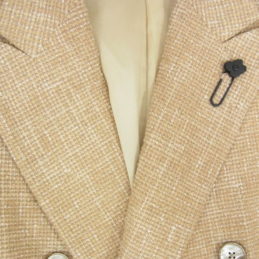 LARDINI ラルディーニ 新型ブートニエール ダブルブレスト ピークド