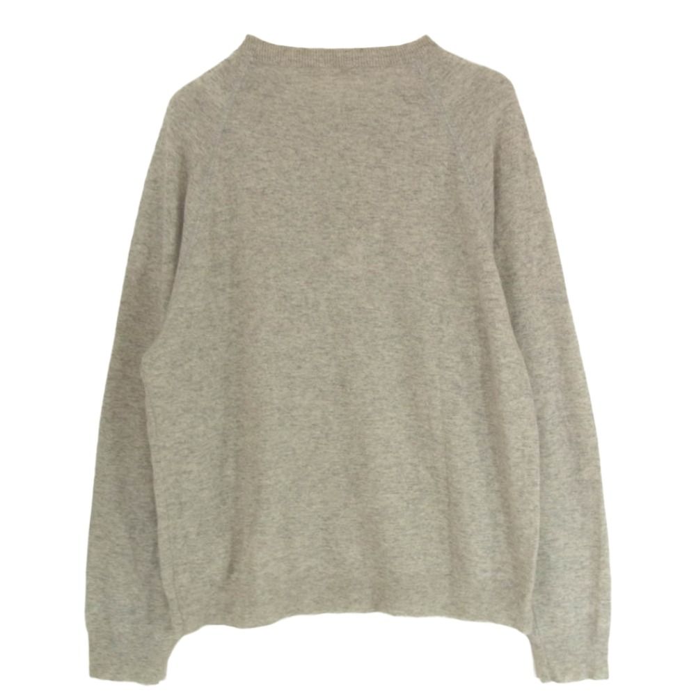 Malo マーロ カシミヤ ニット クルーネック 丸首 長袖 セーター グレー