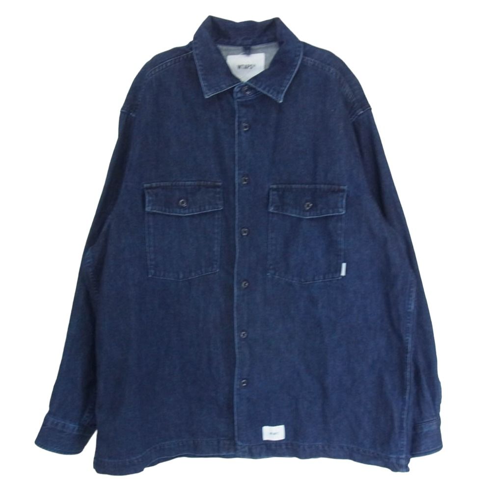 WTAPS ダブルタップス 23SS 231BRDT-SHM01 CBW LS DENIM デニム