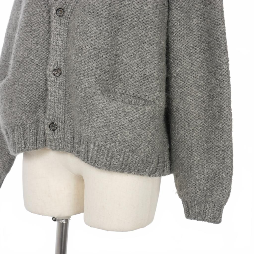 ドゥロワー Drawer ニットカーディガン Vネック 長袖 サイズ1 グレー