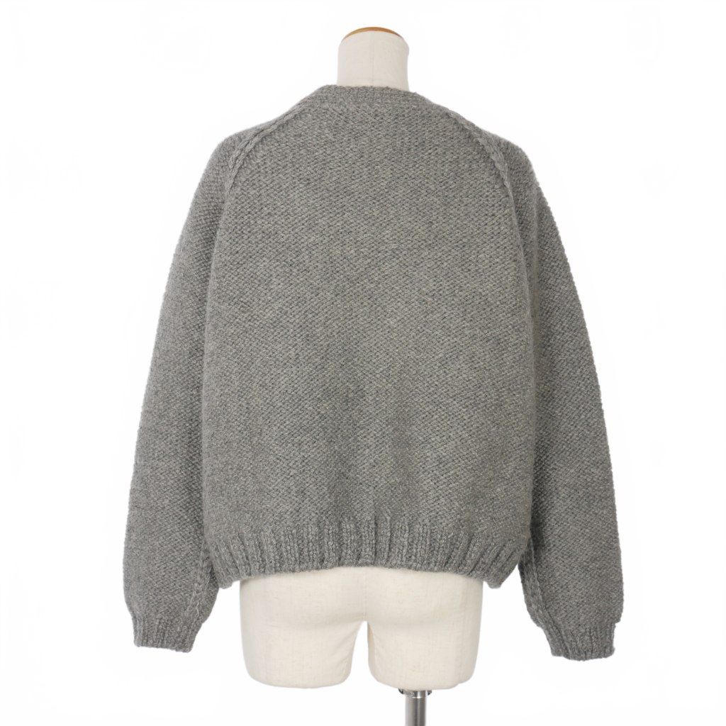 ドゥロワー コーディガン ドゥロワー Drawer ニットカーディガン Vネック 長袖 サイズ1 グレー