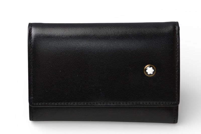 モンブラン キーケース/キーホルダー MONTBLANC 6連 ブラック/ゴールド