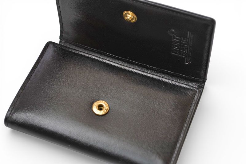 モンブラン キーケース/キーホルダー MONTBLANC 6連 ブラック/ゴールド