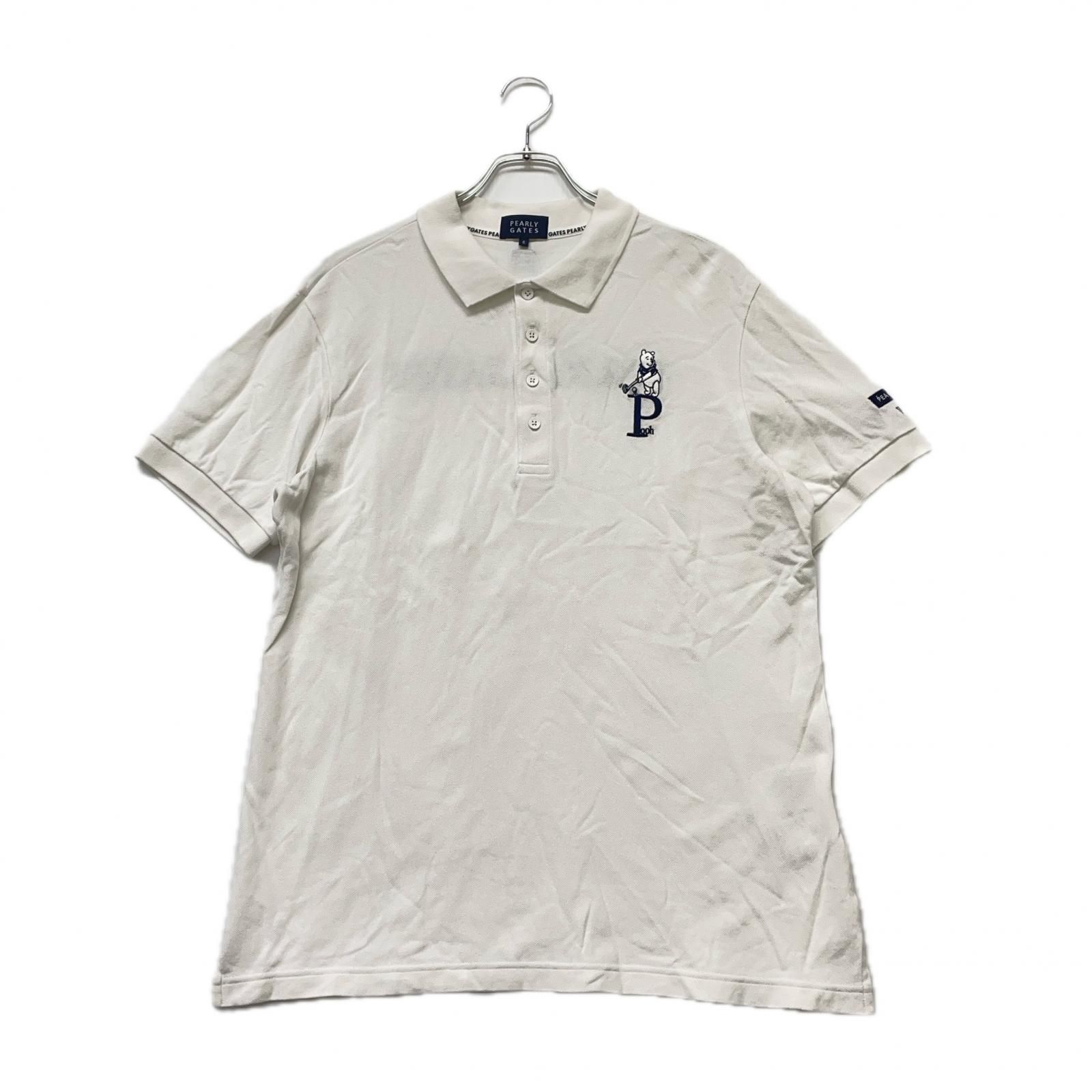 メンズ パーリーゲイツ PEARLY GATES 半袖ポロシャツ 6(LL) 白