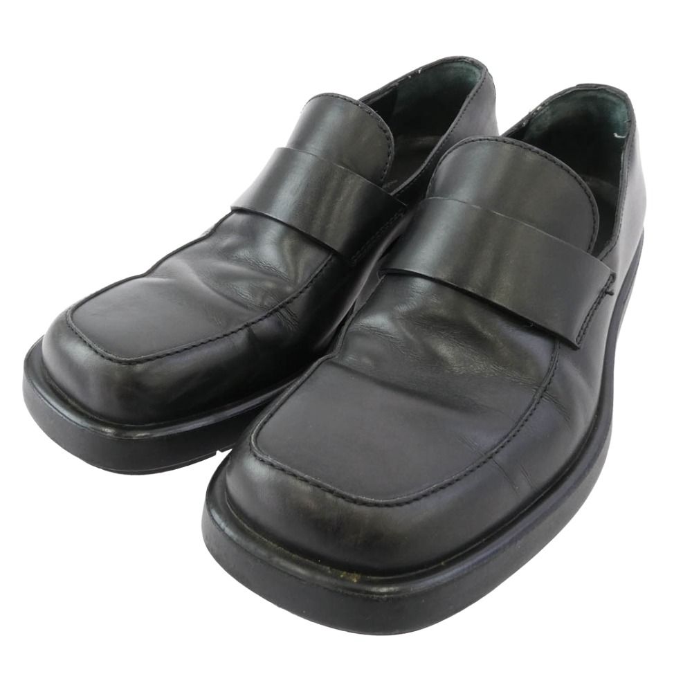 【GUCCI】グッチ シェリーライン スクエアトゥ ローファー 黒 レザー GUCCI グッチ 6067 スクエアトゥ シェリーライン レザー ローファー