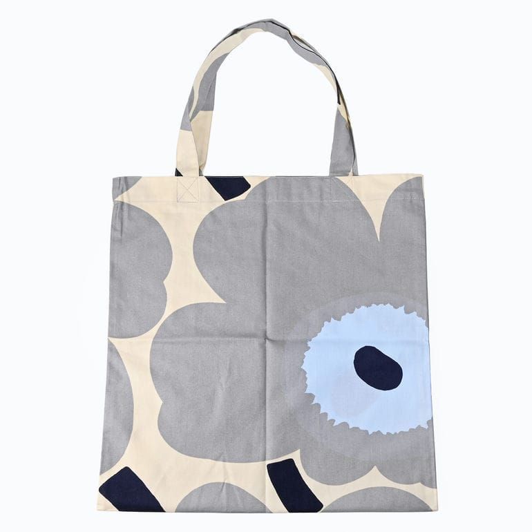新品 マリメッコ marimekko トートバッグ Unikko ウニッコ グレー 