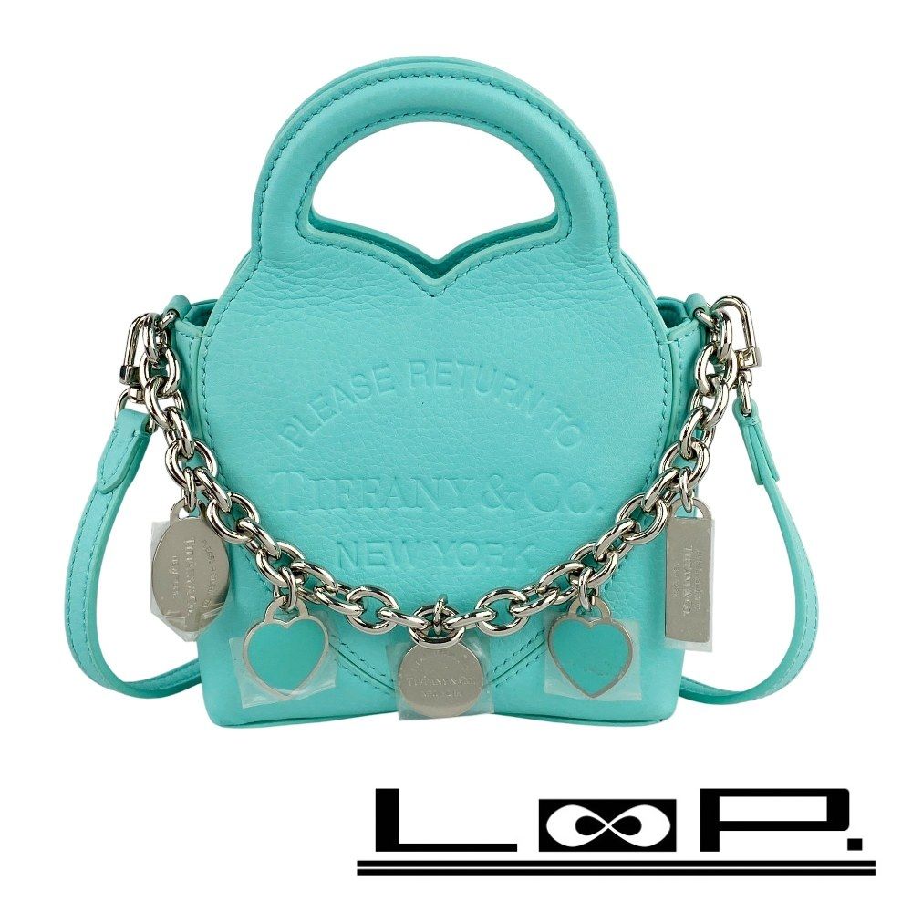 ティファニー □美品□ リターントゥ マイクロ トート 2WAY チェーン