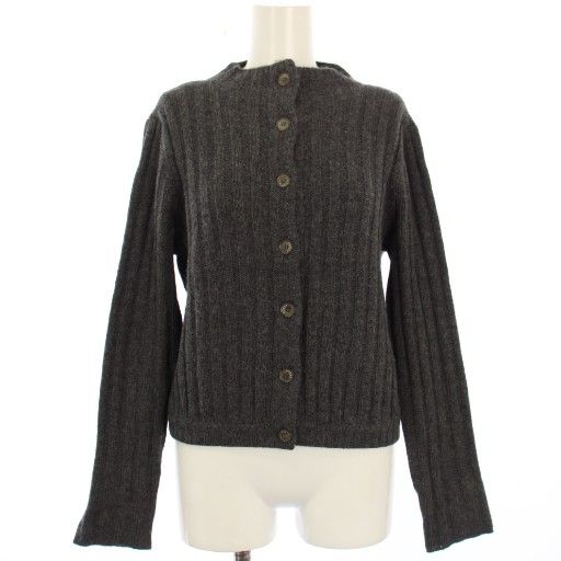 フォクシー FOXEY カーディガン ニット カシミヤ 長袖 40 グレー 10086