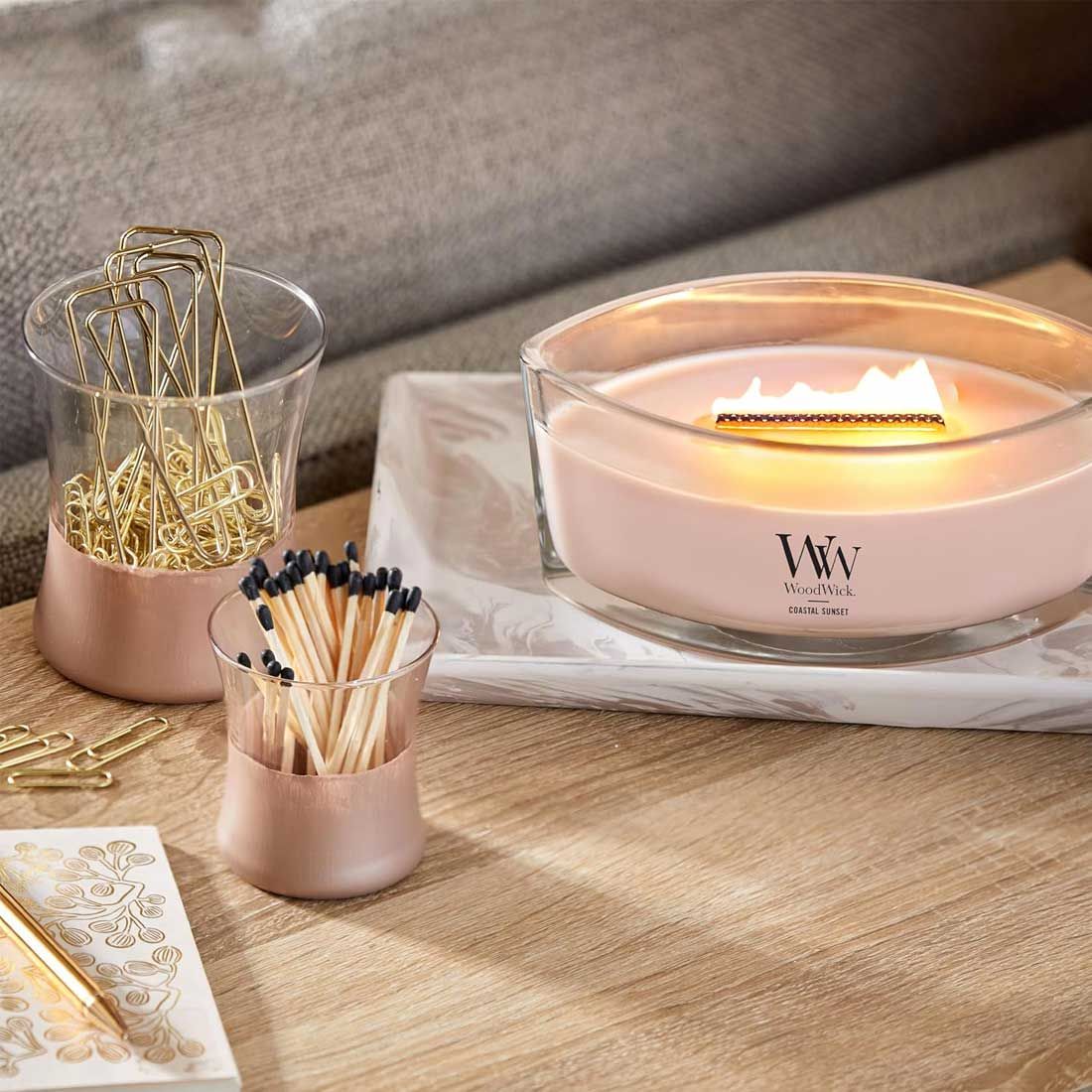 WoodWick(ウッドウィック)アロマキャンドル 【ブランド箱なし】 ハース