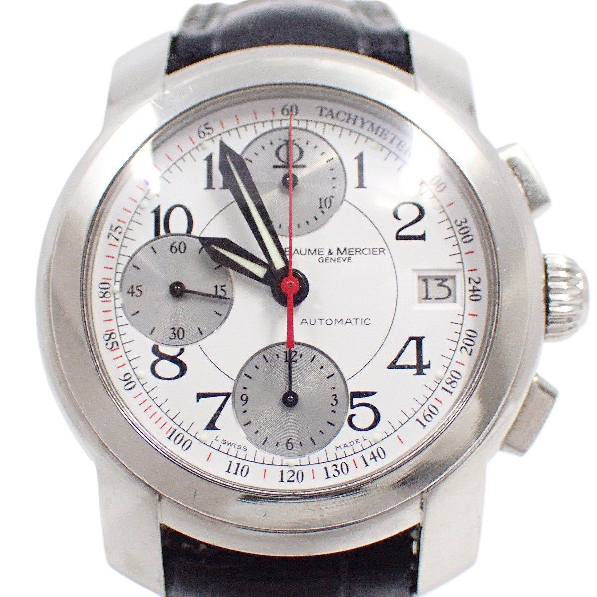 ボーム&メルシェ　ケープランド　クロノグラフ自動巻　ホワイト/カモフラベルト ボーム&メルシェ ケープランド クロノグラフ自動巻 ホワイト/カモフラ