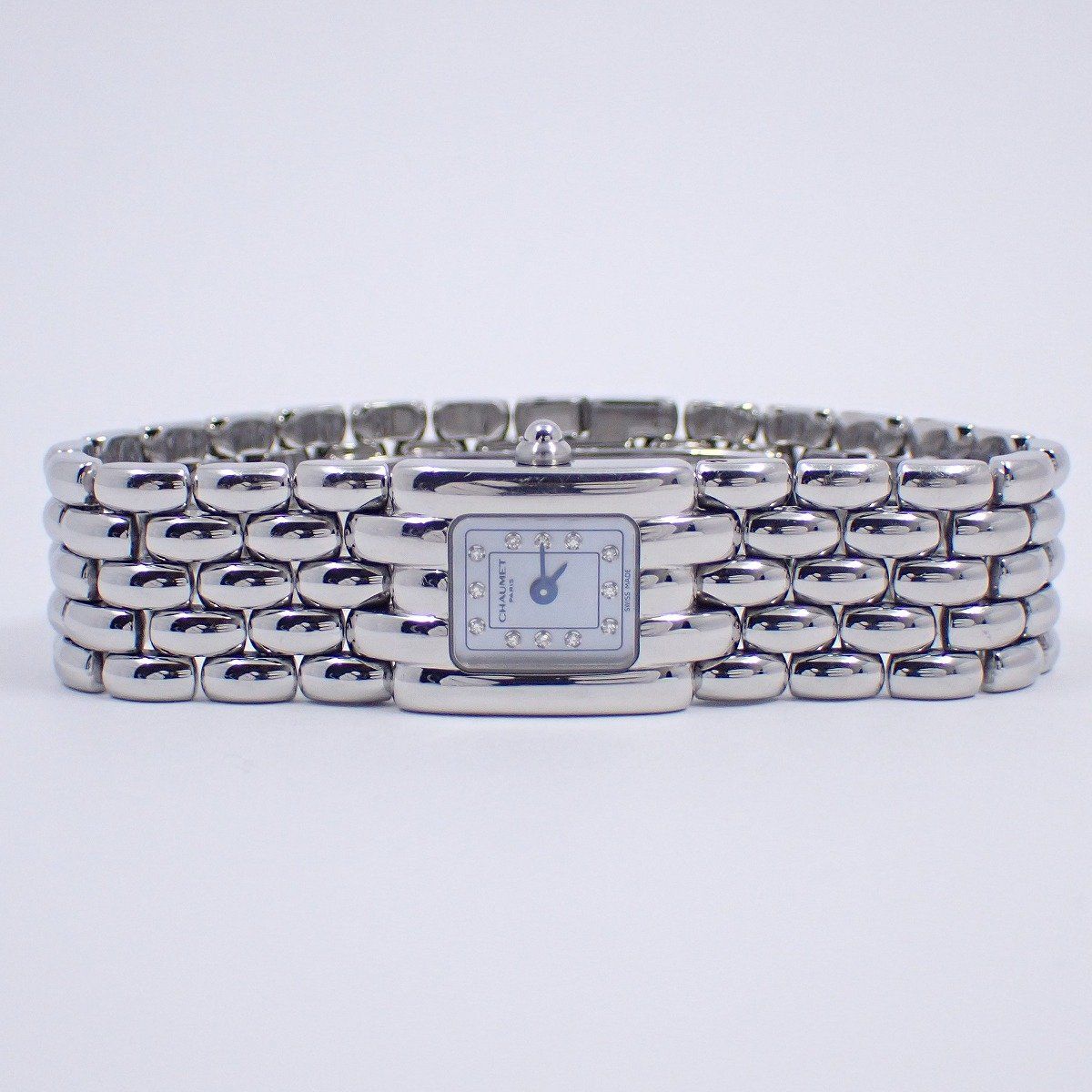 CHAUMET ショーメ ケイシス クォーツ レディース 腕時計 12Pダイヤ入り
