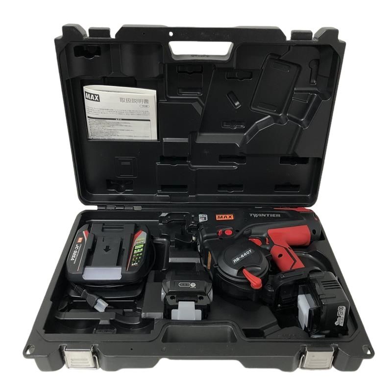 MAX マックス 鉄筋結束機 RB-440T-B2C/1450A バッテリJP-L91450A×2