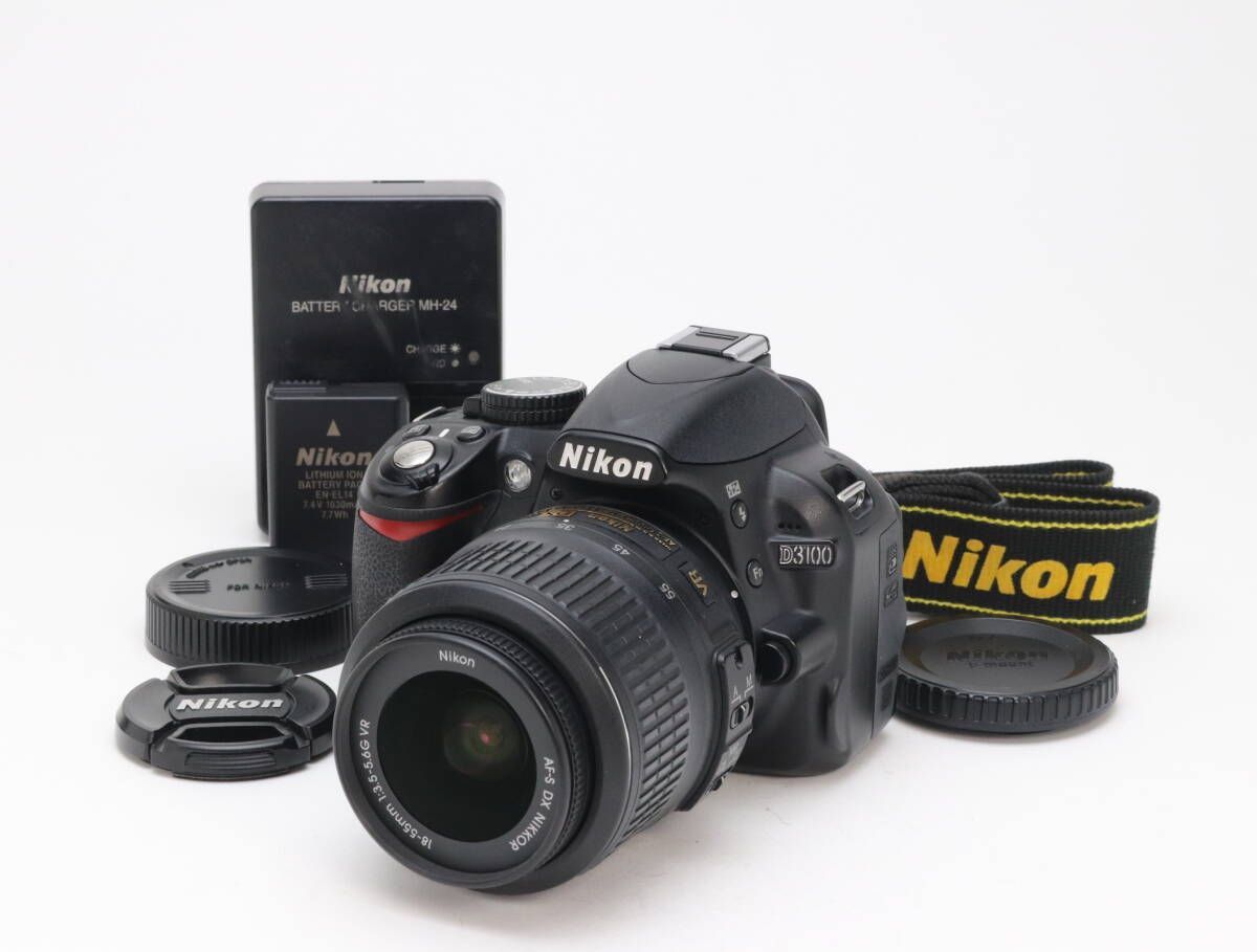 AB (良品) Nikon ニコン D3100 AF-S DX 18-55mm VR レンズキット 