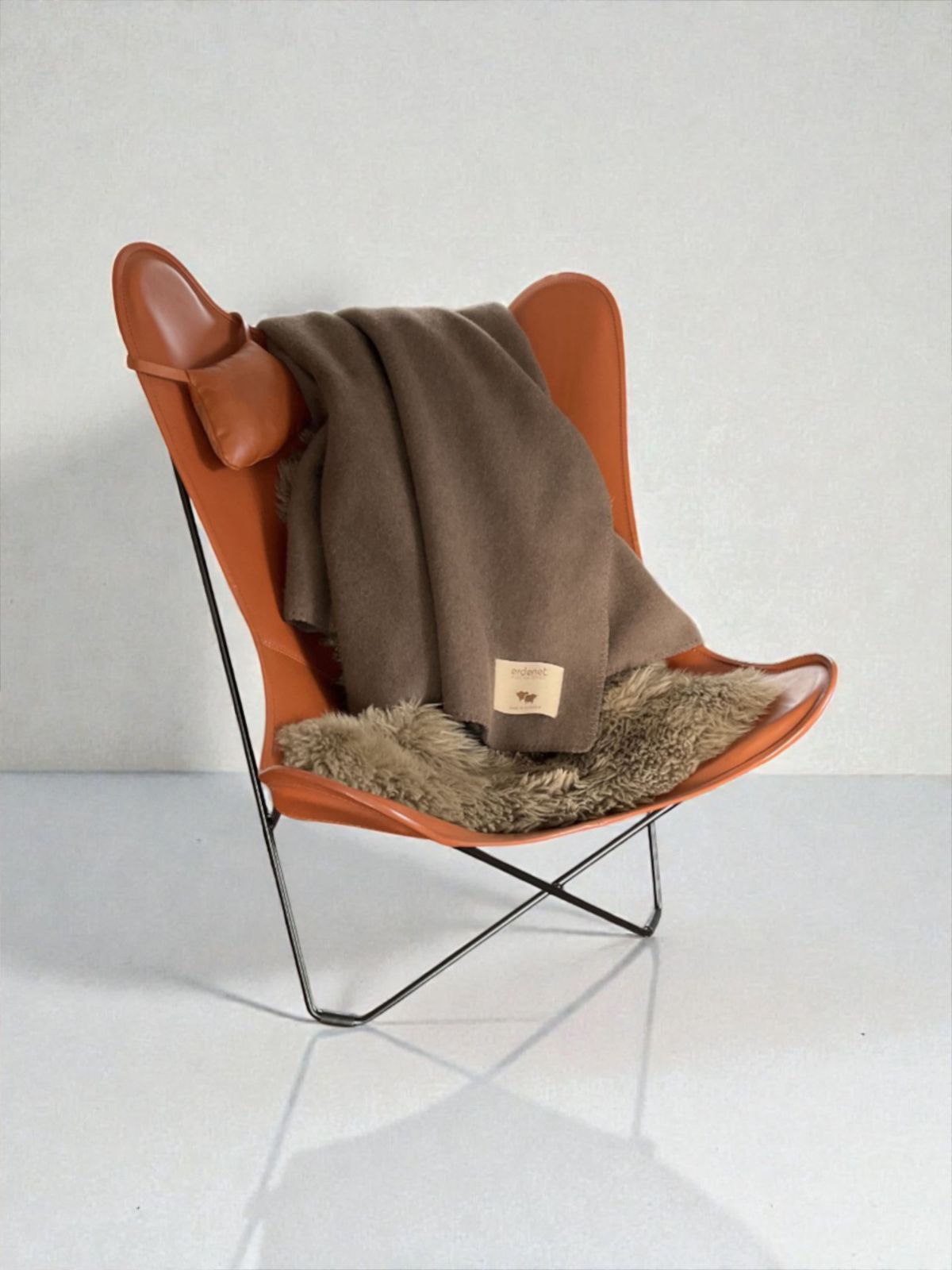 ヤクウール産毛100％ 超厚手 大判ブランケットテキスタイル 150 200 cm モカブラウン 毛布 ベッドスロー ソファスロー 防寒寝具